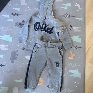 2/$15. 2 piece Oshkosh sweat suit